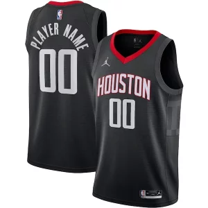 Houston Rockets Jordan Brand Swingman Chic Custom Jersey Statement Edition Black