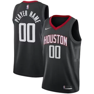 Houston Rockets Nike Swingman Custom Jersey Black Stylish Statement Edition