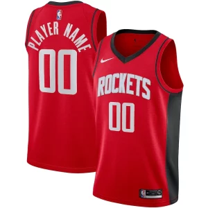 Houston Trendy Rockets Nike 2020/21 Swingman Custom Jersey Icon Edition Red