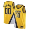 Indiana Pacers Jordan Brand Unisex Unique 2022/23 Swingman Custom Jersey Statement Edition Yellow