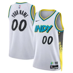 Indiana Pacers Nike Fabulous Unisex 2024/25 Custom Swingman Jersey City Edition White