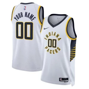 Indiana Pacers Nike Premium Unisex Swingman Custom Jersey White Association Edition