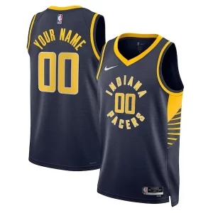 Indiana Pacers Nike Unisex 2022/23 Swingman Elegant Custom Jersey Navy Icon Edition