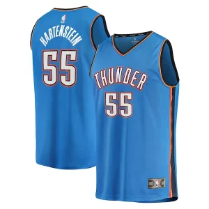Isaiah Hartenstein Oklahoma City Thunder Youth Fast Break Replica Player Jersey Icon Edition Blue Elegant