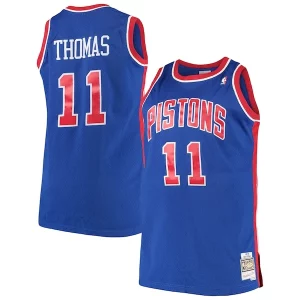 Isaiah Thomas Detroit Pistons 1988/89 Chic Big & Tall Hardwood Classics Swingman Jersey Royal