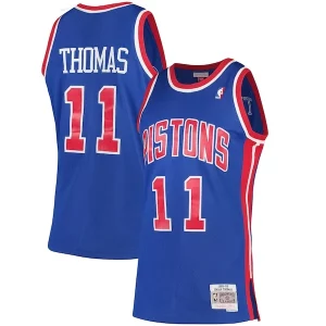 Isiah Thomas Detroit Pistons Stylish 1988/89 Hardwood Classics Swingman Jersey Blue