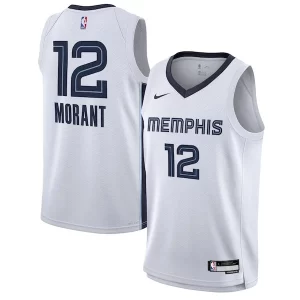 Ja Morant Memphis Elegant Grizzlies Nike Youth Swingman Jersey Association Edition White