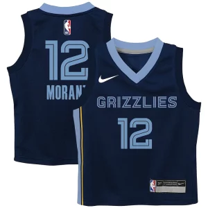Ja Morant Memphis Grizzlies Nike Preschool Swingman Player Jersey Icon Elegant Edition Navy