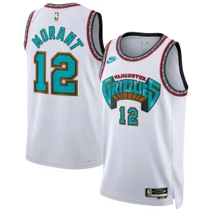 Ja Morant Memphis Grizzlies Nike Unisex 2024/25 Swingman Jersey White Chic Classic Edition