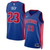 Jaden Ivey Detroit Pistons Nike Unisex 2022 NBA Draft First Round Pick Swingman Jersey Chic Icon Edition Blue
