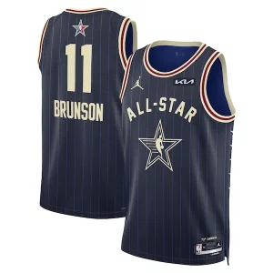Jalen Brunson Jordan Brand Unisex 2024 NBA Premium All Star Game Swingman Jersey Navy