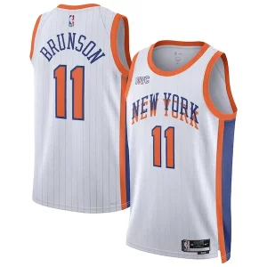 Jalen Brunson New Chic York Knicks Nike Unisex 2024/25 Swingman Player Jersey City Edition White
