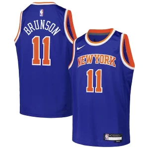Jalen Brunson New York Stylish Knicks Nike Youth Swingman Jersey Icon Edition Blue