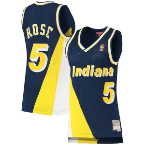 Jalen Elegant Rose Indiana Pacers Women's 1996/97 Hardwood Classics Swingman Jersey Navy