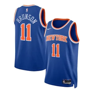 Jalen Eye - catching Brunson New York Knicks Nike Unisex Swingman Jersey Icon Edition Blue