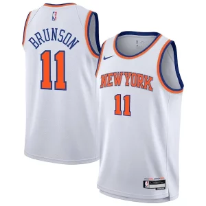 Jalen Fabulous Brunson New York Knicks Nike Youth Association Swingman Jersey White