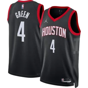 Jalen Green Houston Rockets Elegant Jordan Brand Unisex Swingman Jersey Statement Edition Black