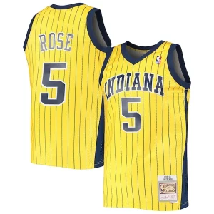 Jalen Rose Indiana Pacers 1999/00 Hardwood Classics Swingman Eye - catching Jersey Gold