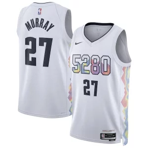Jamal Fabulous Murray Denver Nuggets Nike Unisex 2024/25 Swingman Player Jersey City Edition White