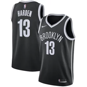 James Harden Brooklyn Nets Nike 2020/21 Swingman Jersey Premium Black Icon Edition
