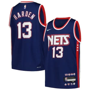 James Harden Brooklyn Nets Nike Youth Swingman Chic Jersey City Edition Navy