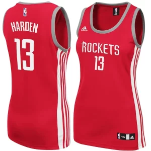James Harden Houston Rockets adidas Women's Replica Eye - catching Jersey Red