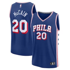 Jared Eye - catching McCain Philadelphia 76ers Youth 2024 NBA Draft Fast Break Player Jersey Icon Edition Royal