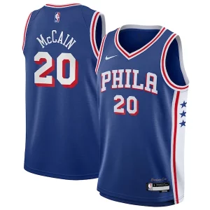Jared McCain Philadelphia 76ers Nike Trendy Youth Swingman Jersey Icon Edition Royal