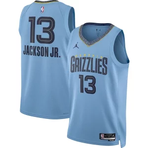 Jaren Jackson Jr. Memphis Grizzlies Jordan Brand Unisex Elegant Swingman Jersey Statement Edition Light Blue