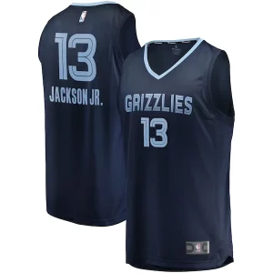 Jaren Jackson Jr. Memphis Grizzlies Replica Fast Chic Break Jersey Navy Icon Edition