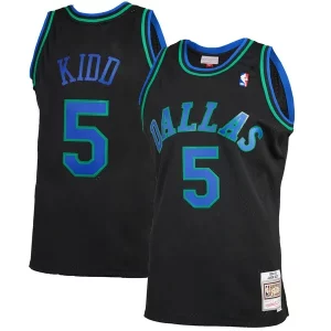 Jason Kidd Dallas Mavericks Stylish 1994/95 Hardwood Classics Reload 2.0 Swingman Jersey Black