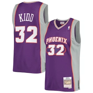 Jason Kidd Phoenix Suns Big & Eye - catching Tall Hardwood Classics 2000/01 Swingman Jersey Purple