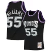 Jason Williams Sacramento Kings 2000/01 Hardwood Classics NBA 75th Anniversary Diamond Swingman Jersey Fabulous Black