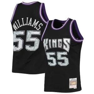Jason Williams Sacramento Kings 2000/01 Hardwood Classics NBA 75th Anniversary Diamond Swingman Jersey Fabulous Black