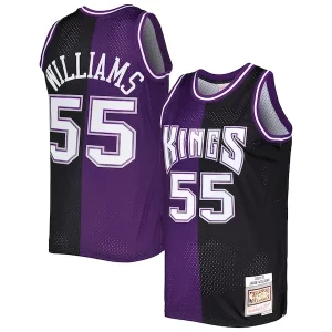 Jason Williams Sacramento Unique Kings Hardwood Classics 2000/01 Split Swingman Jersey Purple/Black