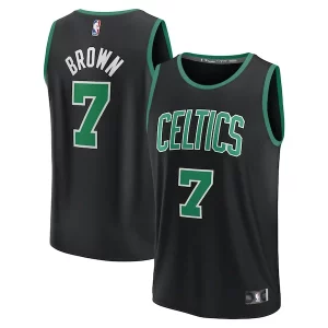 Jaylen Eye - catching Brown Boston Celtics Youth Fast Break Replica Player Jersey Statement Edition Black