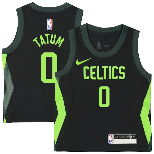 Jayson Tatum Boston Celtics Nike Toddler 2024/25 Trendy Swingman Player Jersey City Edition Black
