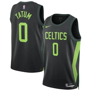 Jayson Tatum Boston Gorgeous Celtics Nike Unisex 2024/25 Swingman Player Jersey City Edition Black
