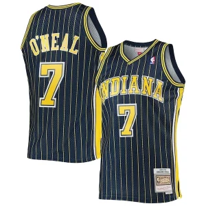 Jermaine O'Neal Indiana Pacers 2003/04 Hardwood Classics Swingman Premium Jersey Navy