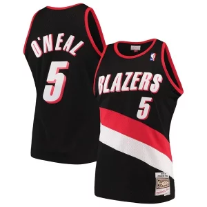 Jermaine Stylish O'Neal Portland Trail Blazers 1999/00 Hardwood Classics Swingman Jersey Black