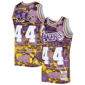Jerry West Los Angeles Lakers 1971/72 Fabulous Hardwood Classics Lunar New Year Swingman Jersey Purple