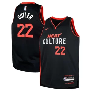Jimmy Butler Miami Heat Nike Youth Swingman Replica Jersey City Eye - catching Edition Black