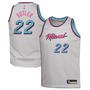Jimmy Butler Miami Heat Unique Nike Youth 2024/25 Swingman Player Jersey City Edition White