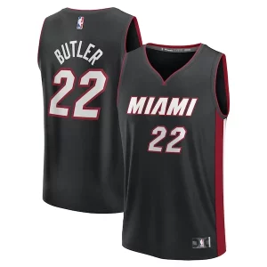 Jimmy Butler Miami Heat Youth Fast Break Replica Player Jersey Icon Edition Chic Black