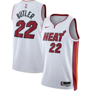 Jimmy Butler Miami Unique Heat Nike Unisex Swingman Jersey Association Edition White
