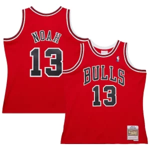 Joakim Noah Unique Chicago Bulls 2013/14 Hardwood Classics Swingman Jersey Red