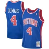 Joe Dumars Premium Detroit Pistons 1988/89 Hardwood Classics Swingman Jersey Blue