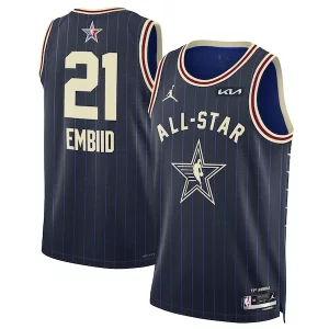 Joel Embiid Jordan Brand Chic Unisex 2024 NBA All Star Game Swingman Jersey Navy