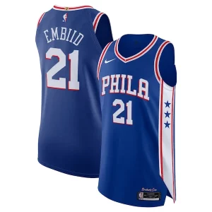 Joel Embiid Philadelphia 76ers Nike Authentic Jersey Association Edition Royal Fabulous