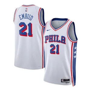 Joel Embiid Philadelphia 76ers Nike Unisex Swingman Unique Jersey Association Edition White/Royal